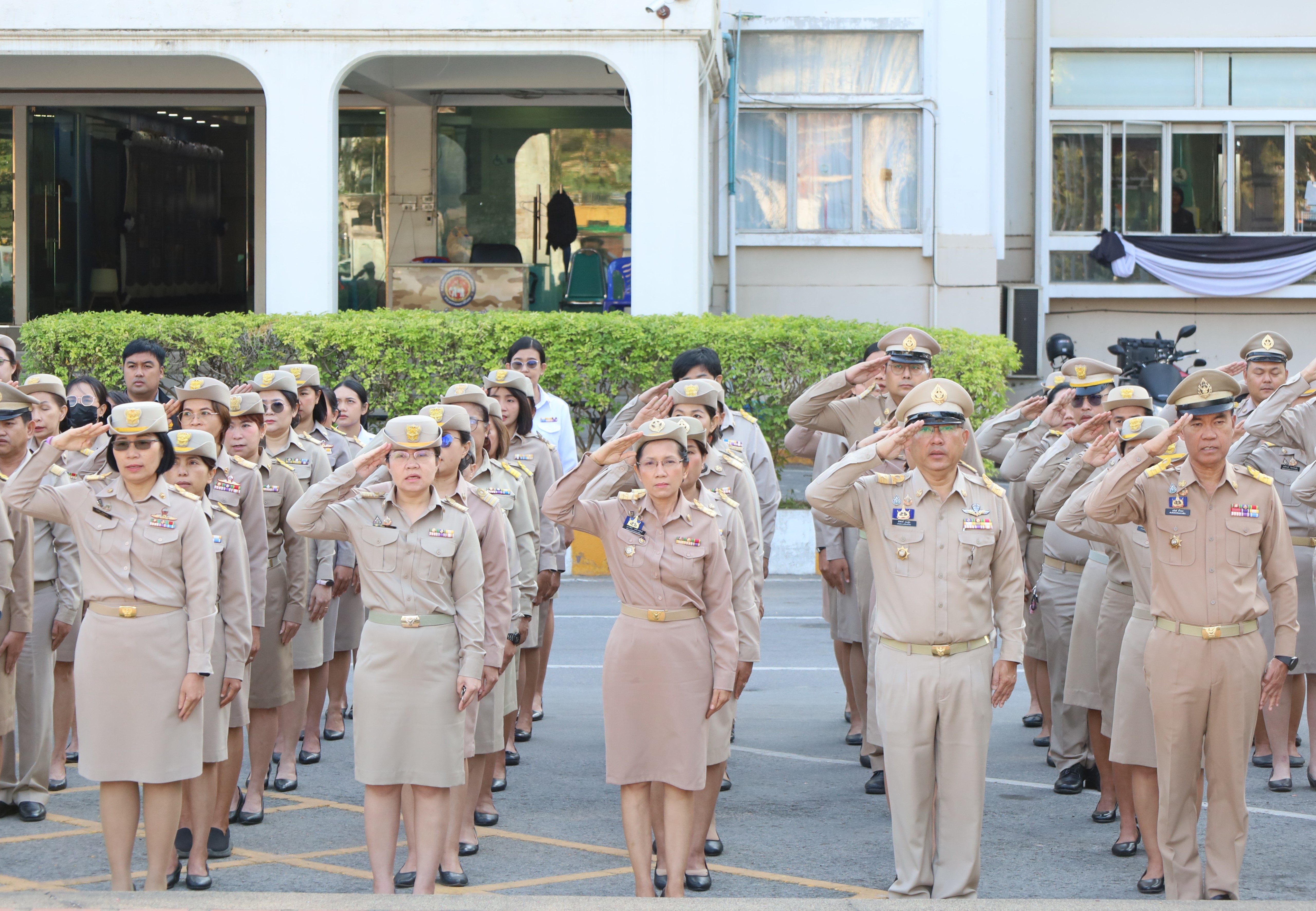 พช.โคราช รวมพลังเคารพธงชาติ เสริมวินัย สร้างความสามัคคี ประจำสัปดาห์