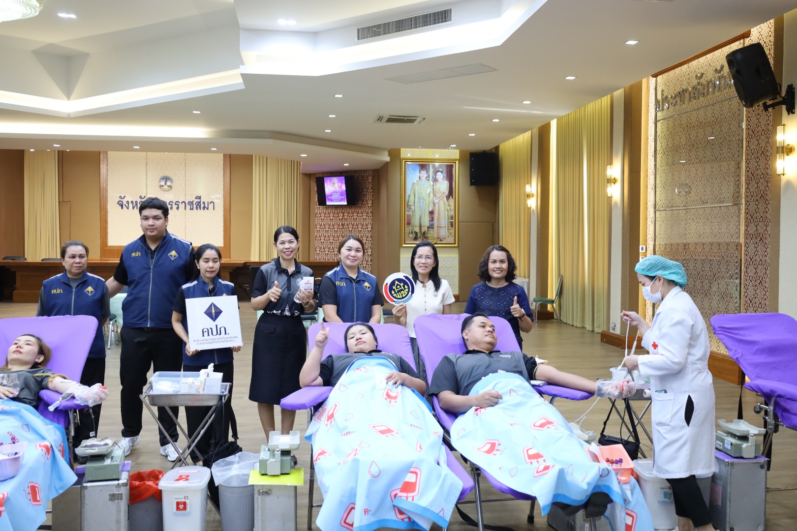 พช.โคราช ร่วมใจบริจาคโลหิต ถวายเป็นพระราชกุศลแด่ สมเด็จพระเทพรัตนราชสุดาฯ สยามบรมราชกุมารี เนื่องในโอกาสวันคล้ายวันพระราชสมภพ 2 เมษายน