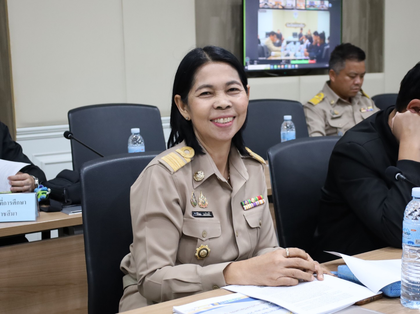 พช.โคราช ร่วมประชุม ศอ.ปส.จ.นม. ติดตามการแก้ไขปัญหายาเสพติด พร้อมขับเคลื่อนกองทุนแม่ของแผ่นดิน เสริมสร้างชุมชนเข้มแข็ง