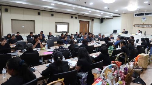 พช.โคราช ประชุมเครือข่าย OTOP 32 อำเภอ ขับเคลื่อนการพัฒนาผู้ประกอบการ เสริมสร้างเศรษฐกิจฐานรากให้เข้มแข็ง